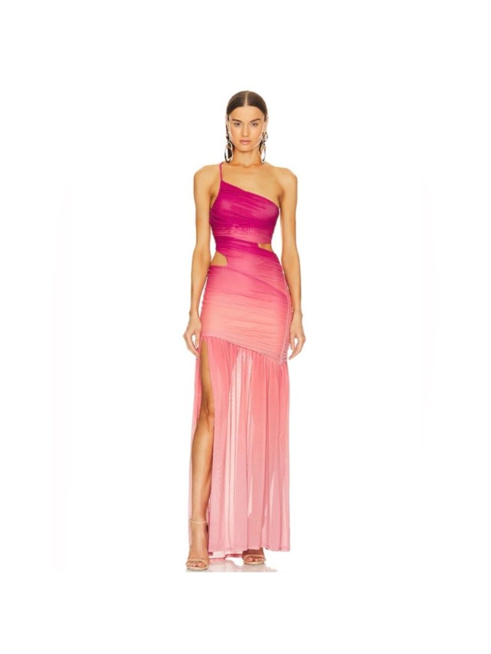 MICHAEL COSTELLO X REVOLVE Giustina Maxi Dress in Pink Ombre large
